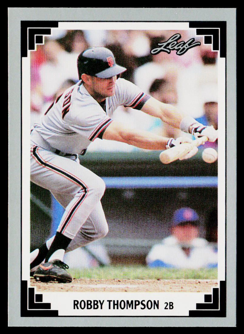 Robby Thompson 1991 Leaf #107 San Francisco Giants