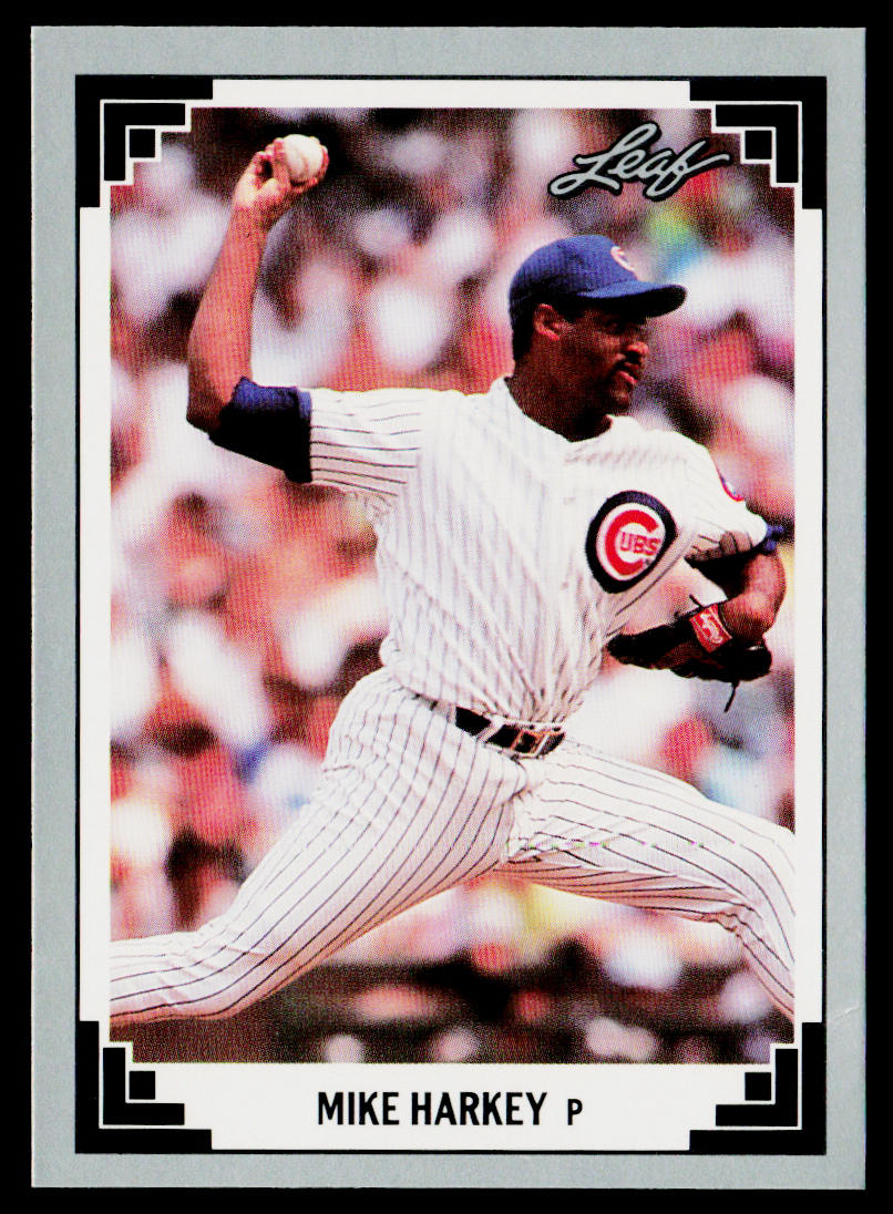 Mike Harkey 1991 Leaf #90 Chicago Cubs
