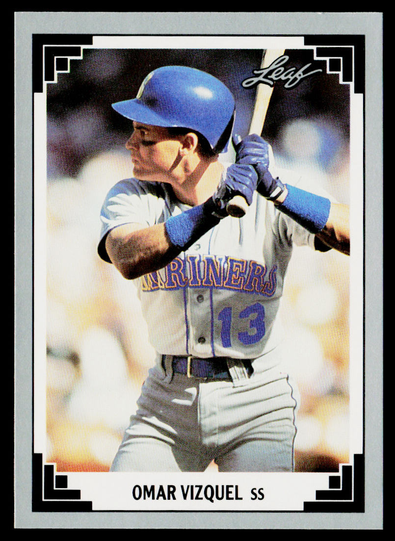 Omar Vizquel 1991 Leaf #91 Seattle Mariners