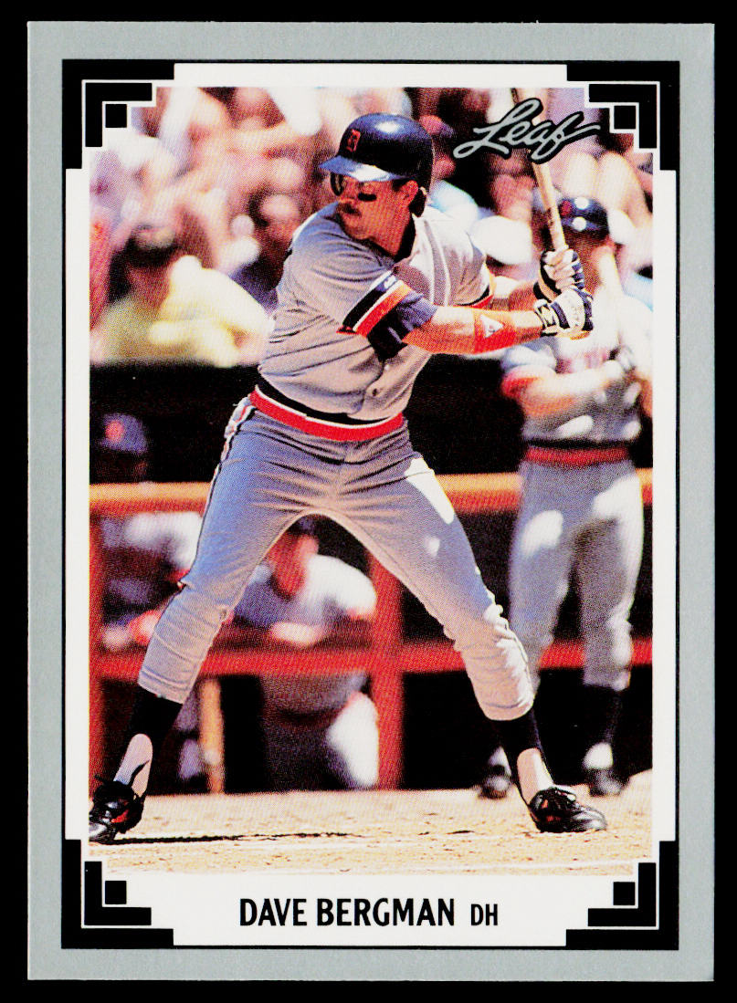 Dave Bergman 1991 Leaf #92 Detroit Tigers