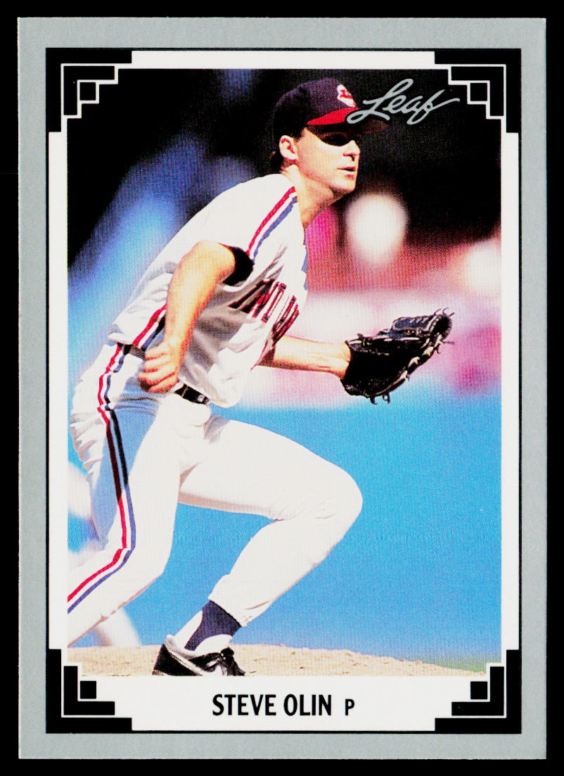 Steve Olin 1991 Leaf #94 Cleveland Indians