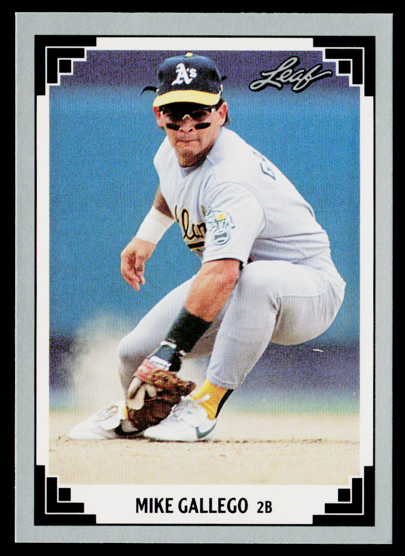Mike Gallego 1991 Leaf #78 Oakland Athletics