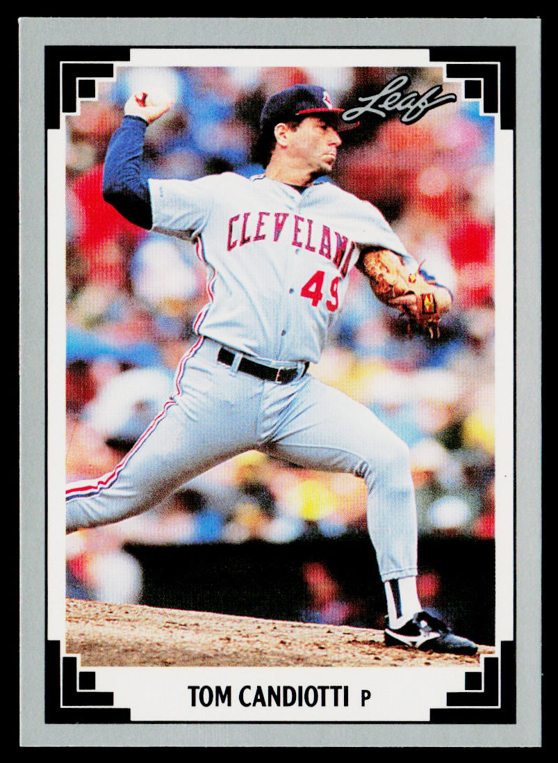 Tom Candiotti 1991 Leaf #79 Cleveland Indians