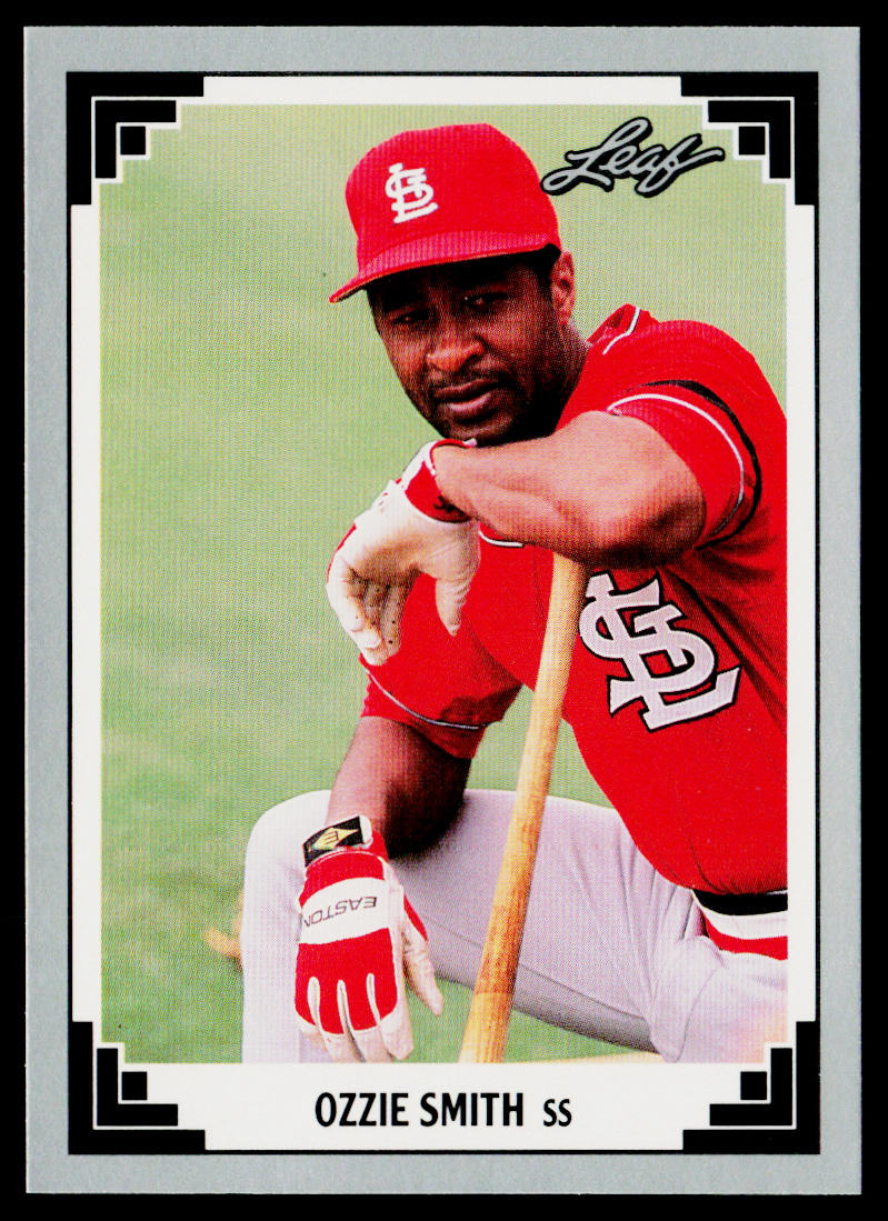 Ozzie Smith 1991 Leaf #80 St. Louis Cardinals