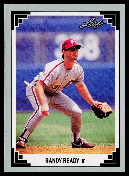 Randy Ready 1991 Leaf #82 Philadelphia Phillies