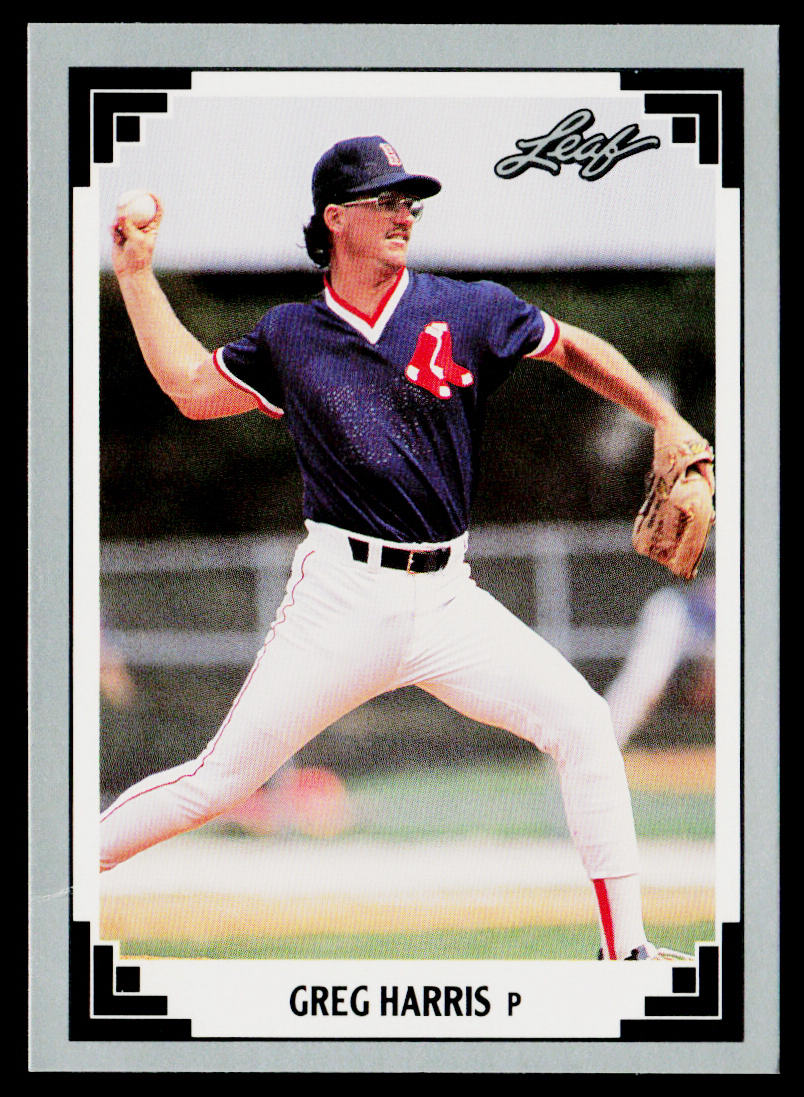 Greg Harris 1991 Leaf #83 Boston Red Sox