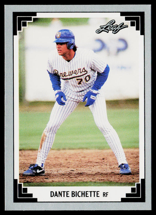 Dante Bichette 1991 Leaf #242 Milwaukee Brewers