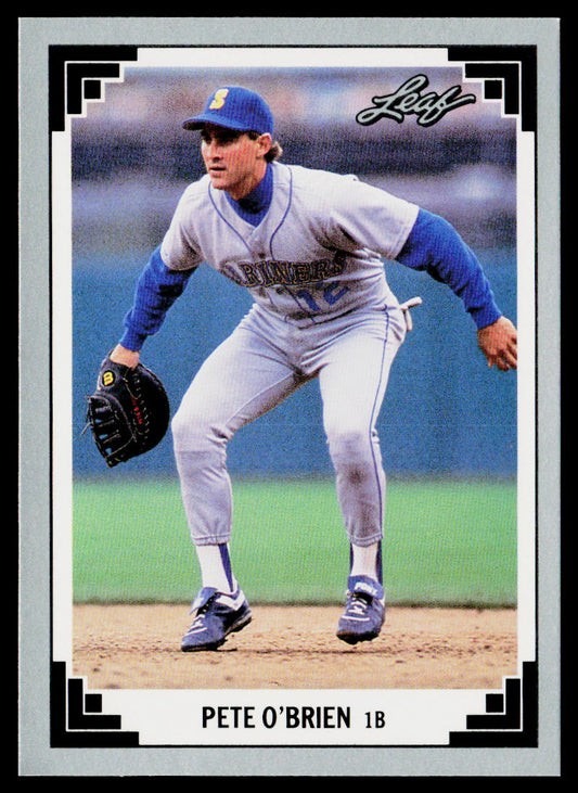 Pete O'Brien 1991 Leaf #244 Seattle Mariners