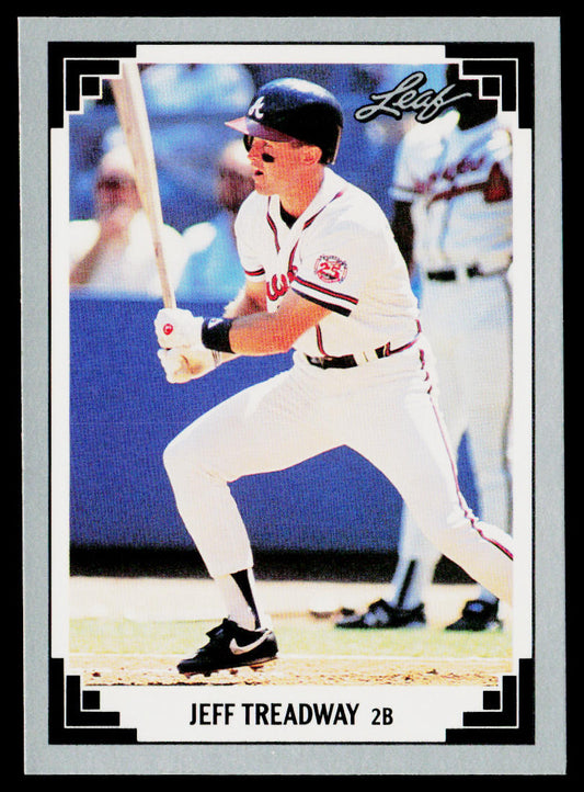 Jeff Treadway 1991 Leaf #246 Atlanta Braves