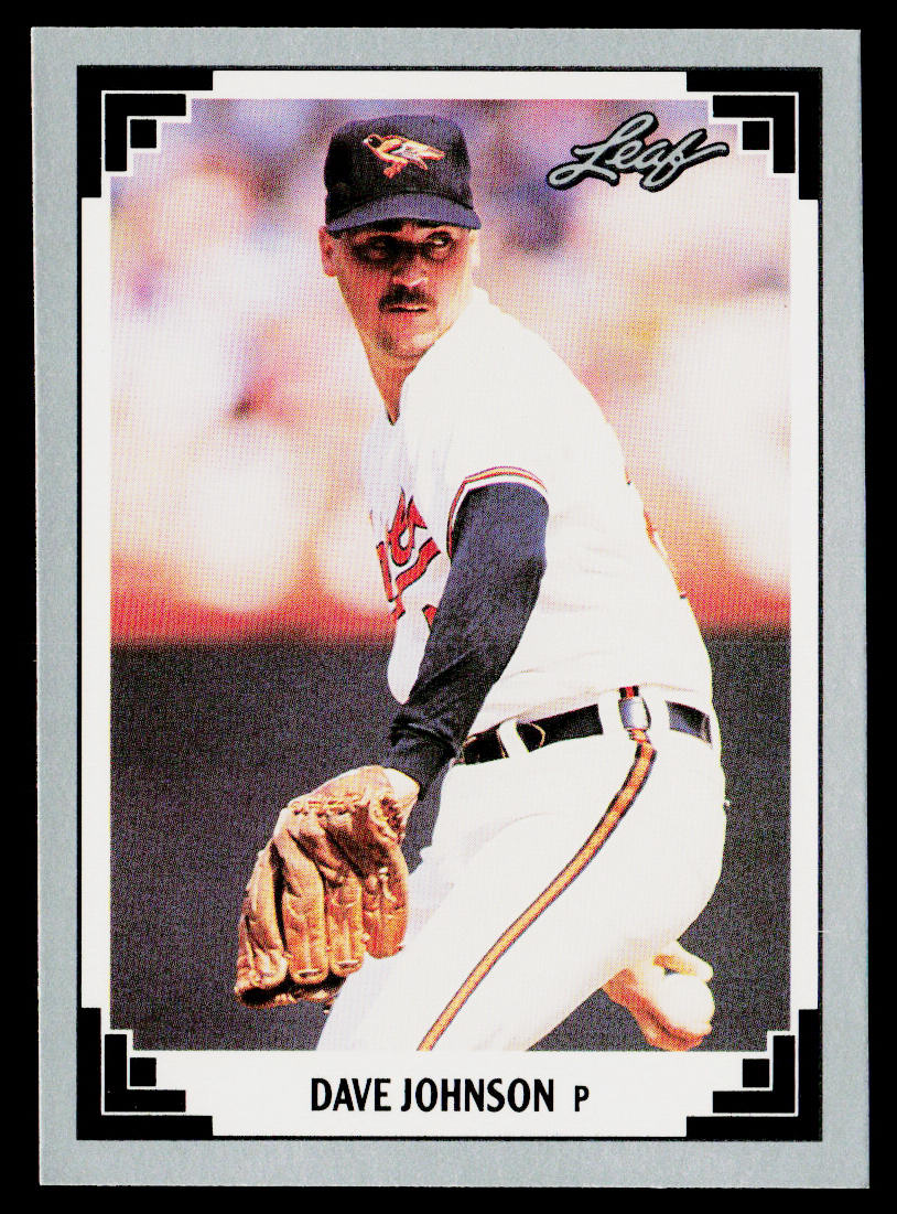 Dave Johnson 1991 Leaf #248 Baltimore Orioles