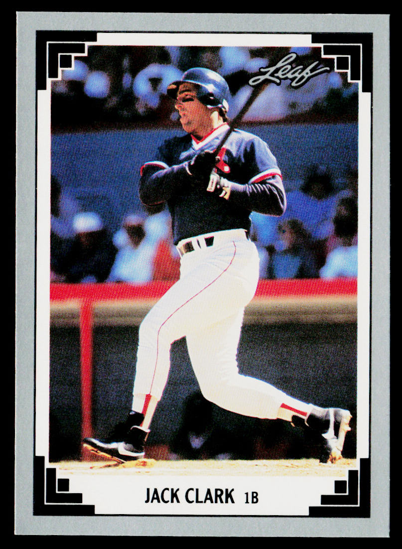 Jack Clark 1991 Leaf #201 Boston Red Sox