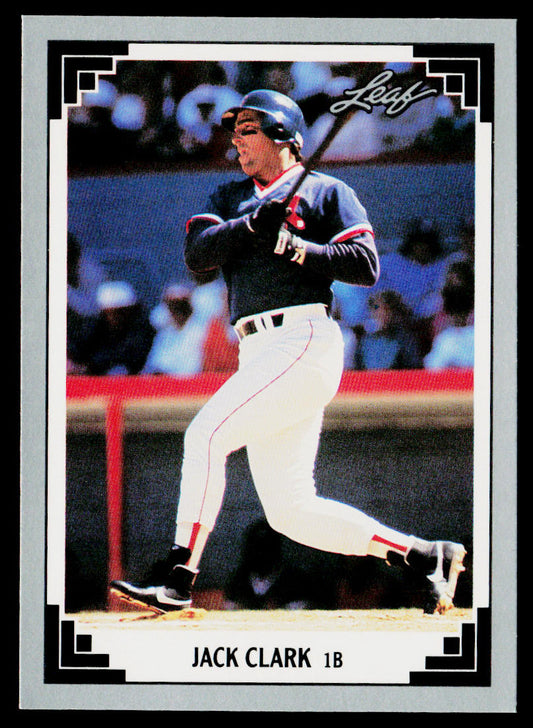 Jack Clark 1991 Leaf #201 Boston Red Sox