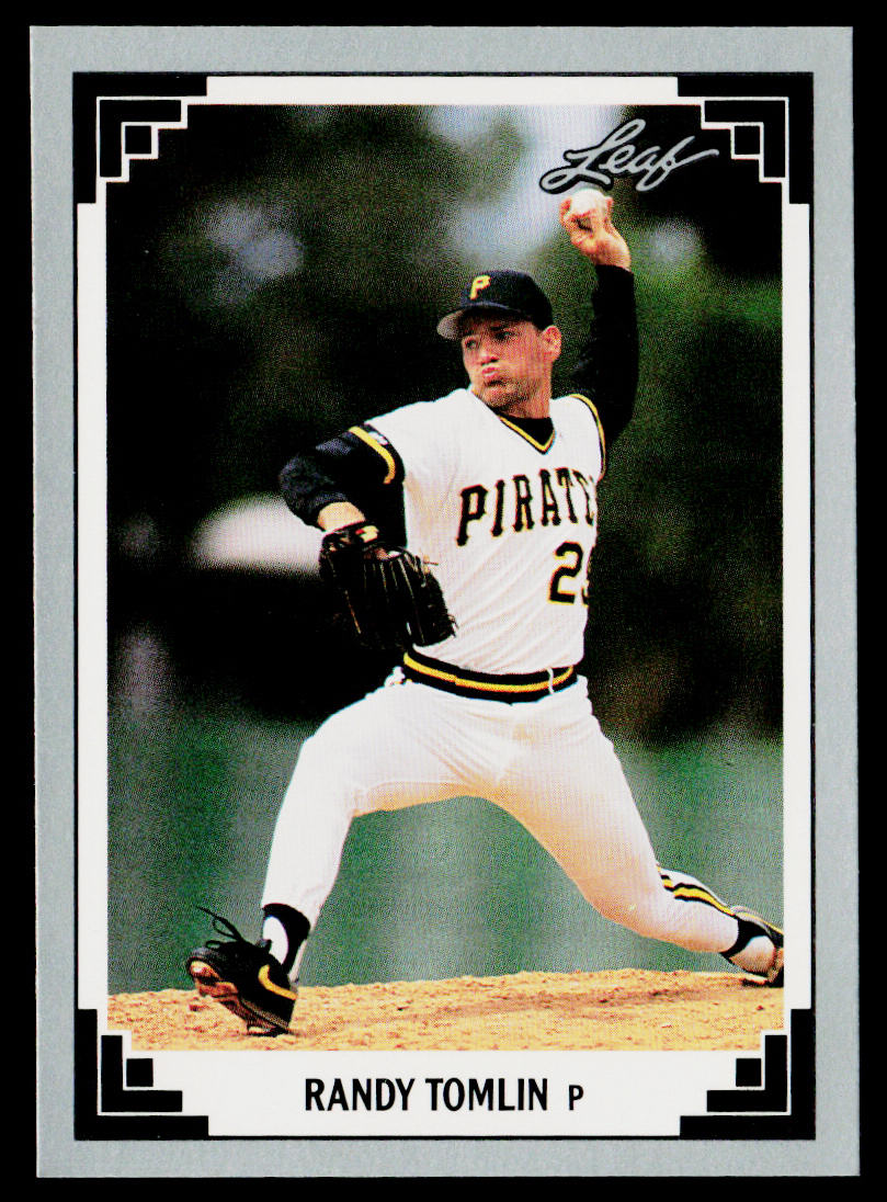 Randy Tomlin 1991 Leaf #203 RC Pittsburgh Pirates