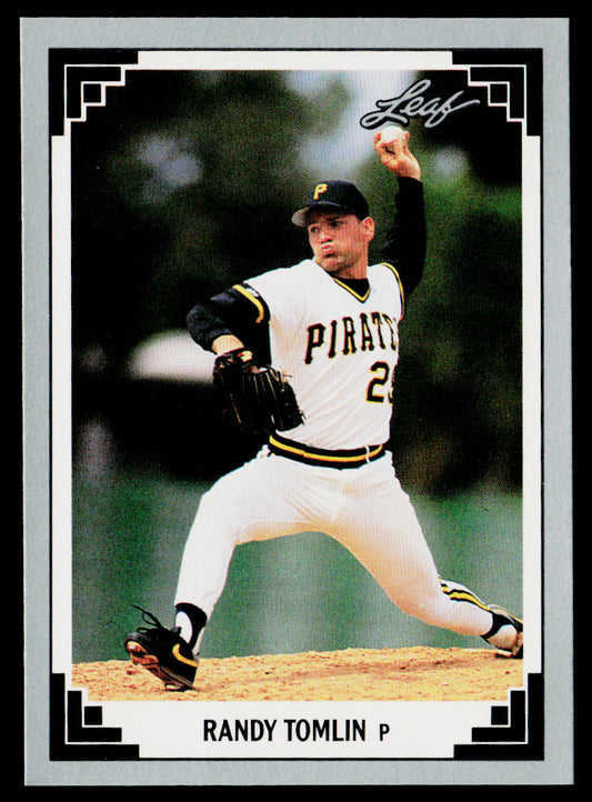 Randy Tomlin 1991 Leaf #203 RC Pittsburgh Pirates