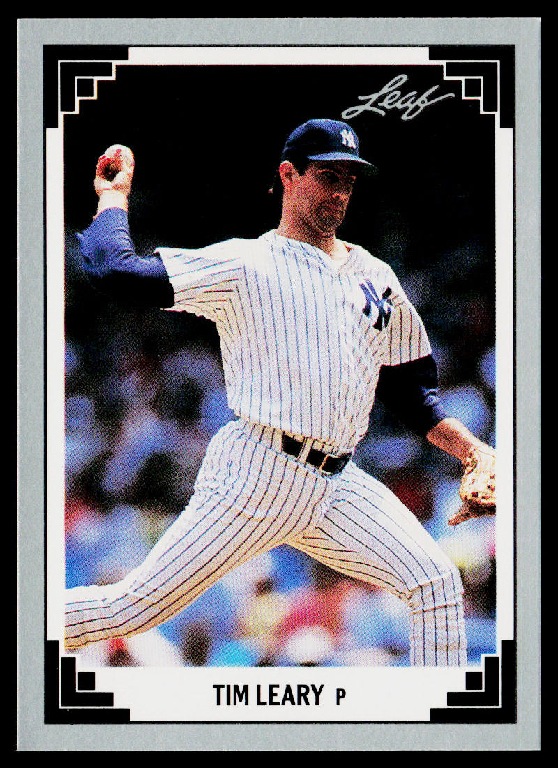 Tim Leary 1991 Leaf #206 New York Yankees