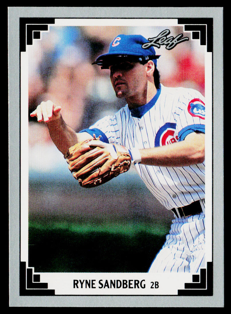 Ryne Sandberg 1991 Leaf #207 Chicago Cubs