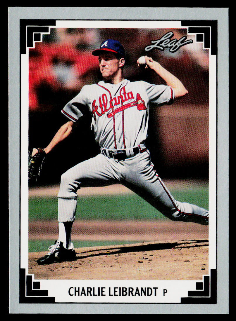 Charlie Leibrandt 1991 Leaf #209 Atlanta Braves