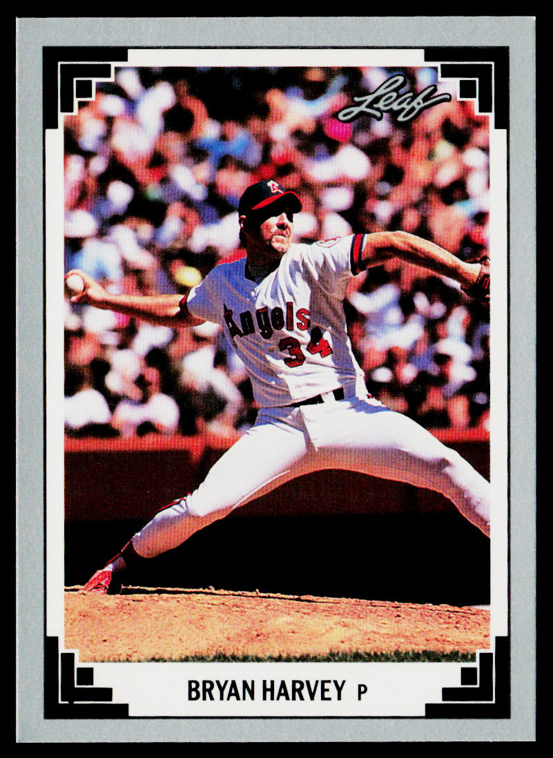 Bryan Harvey 1991 Leaf #213 California Angels