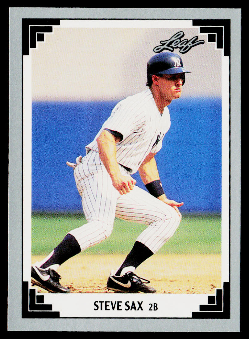 Steve Sax 1991 Leaf #220 New York Yankees