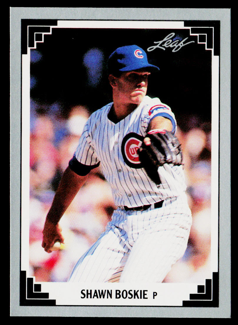 Shawn Boskie 1991 Leaf #221 Chicago Cubs