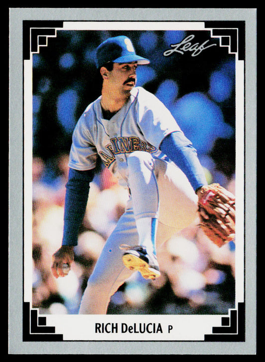 Rich DeLucia 1991 Leaf #222 RC Seattle Mariners