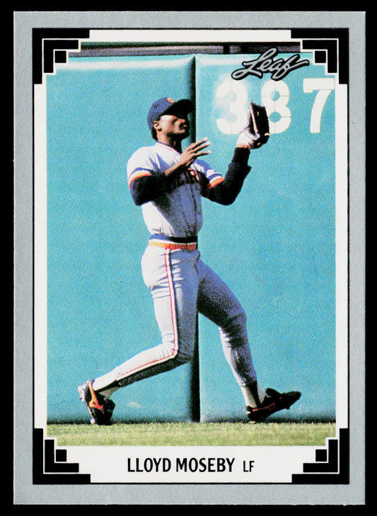Lloyd Moseby 1991 Leaf #223 Detroit Tigers