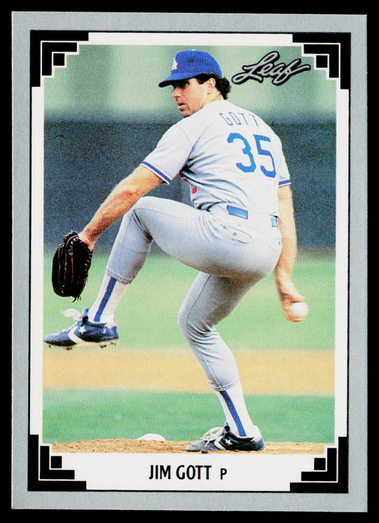 Jim Gott 1991 Leaf #229 Los Angeles Dodgers
