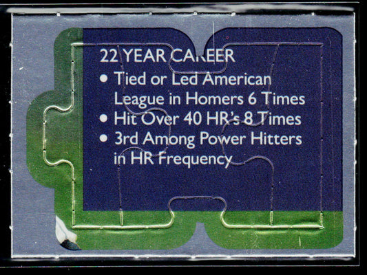 Harmon Killebrew 1991 Leaf Harmon Killebrew Puzzle #43-45 Minnesota Twins