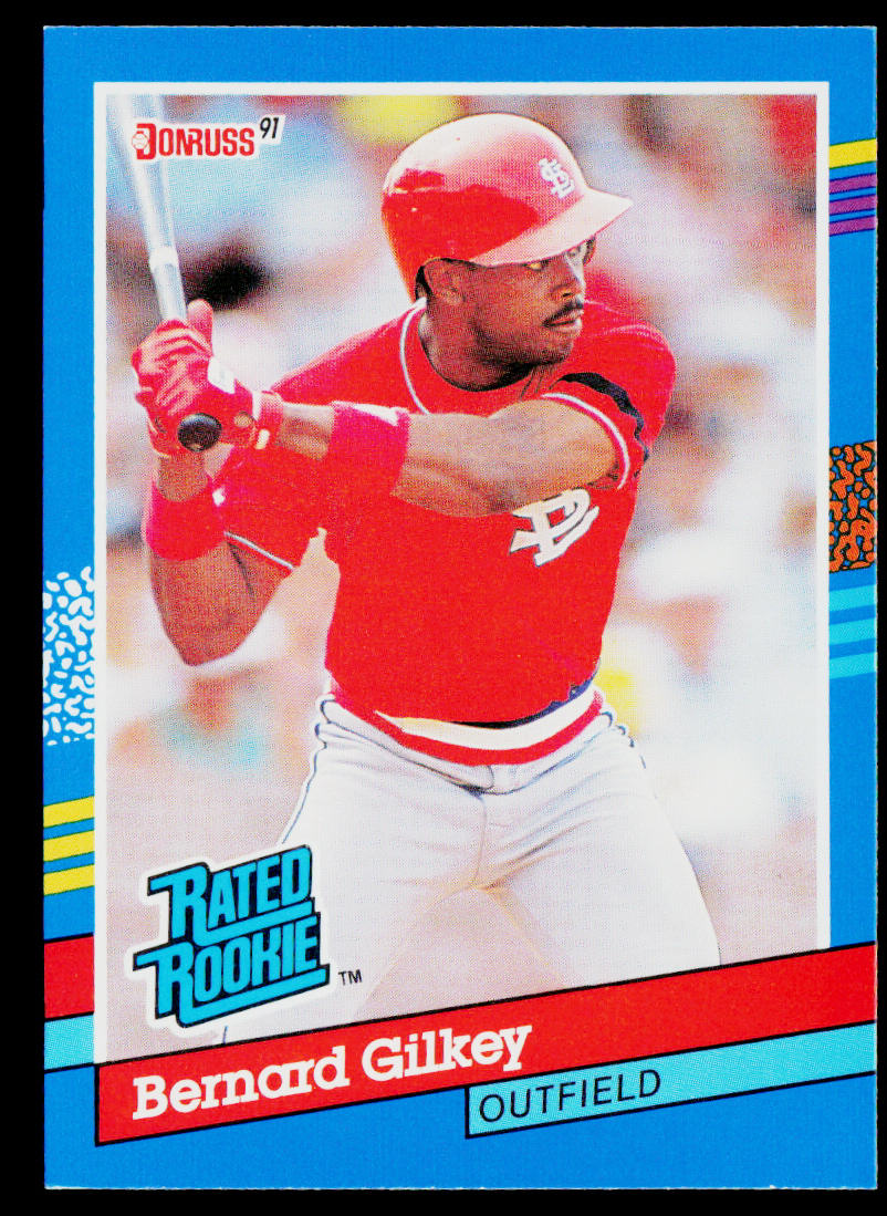Bernard Gilkey 1991 Donruss #30b St. Louis Cardinals