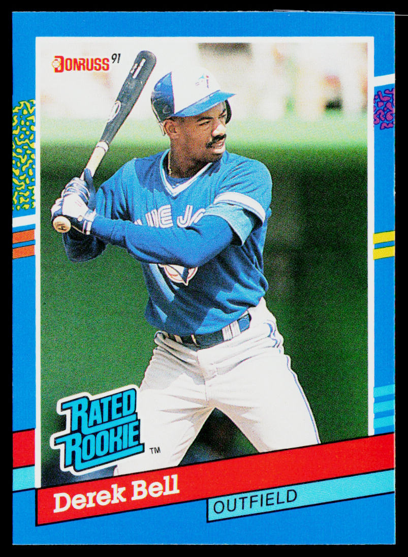 Derek Bell 1991 Donruss #32b Toronto Blue Jays