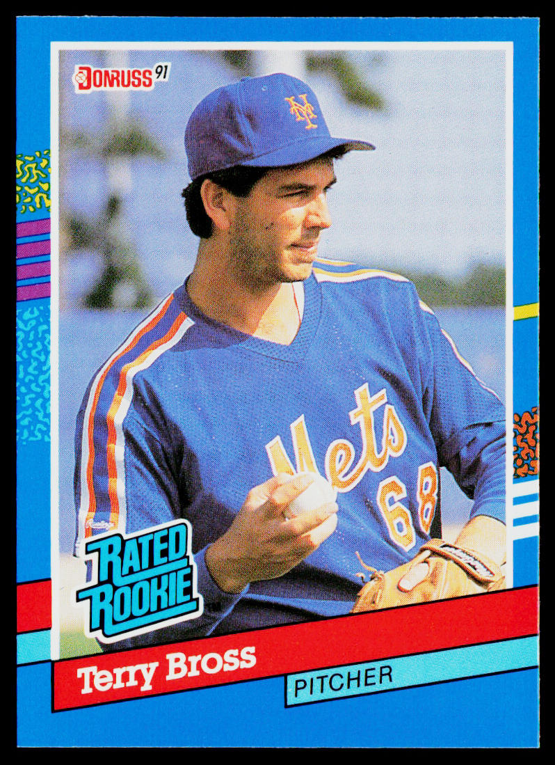 Terry Bross 1991 Donruss #34 New York Mets