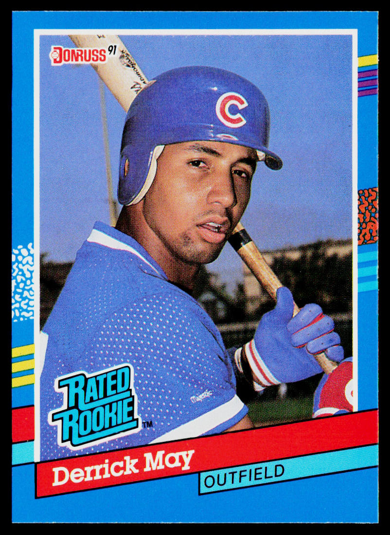 Derrick May 1991 Donruss #36b Chicago Cubs