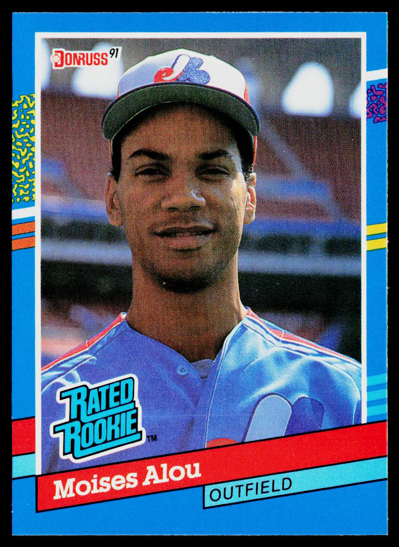 Moises Alou 1991 Donruss #38 Montreal Expos