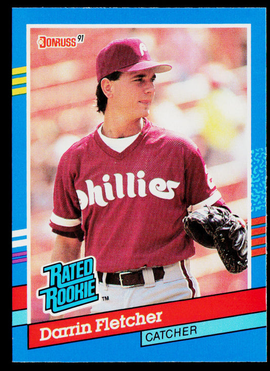 Darrin Fletcher 1991 Donruss #47 Philadelphia Phillies