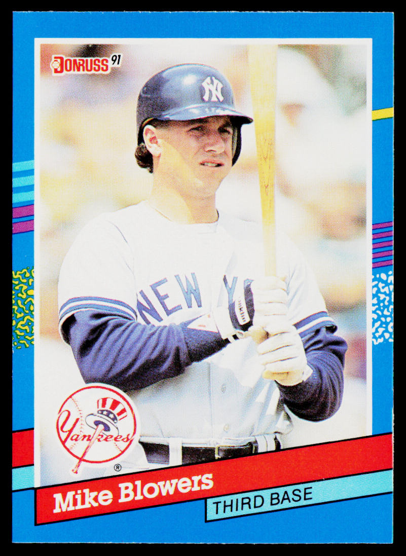 Mike Blowers 1991 Donruss #63 New York Yankees