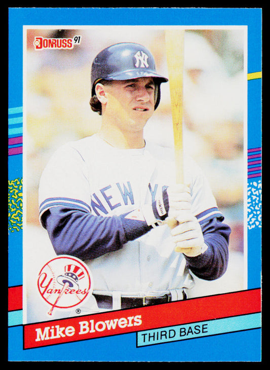 Mike Blowers 1991 Donruss #63 New York Yankees