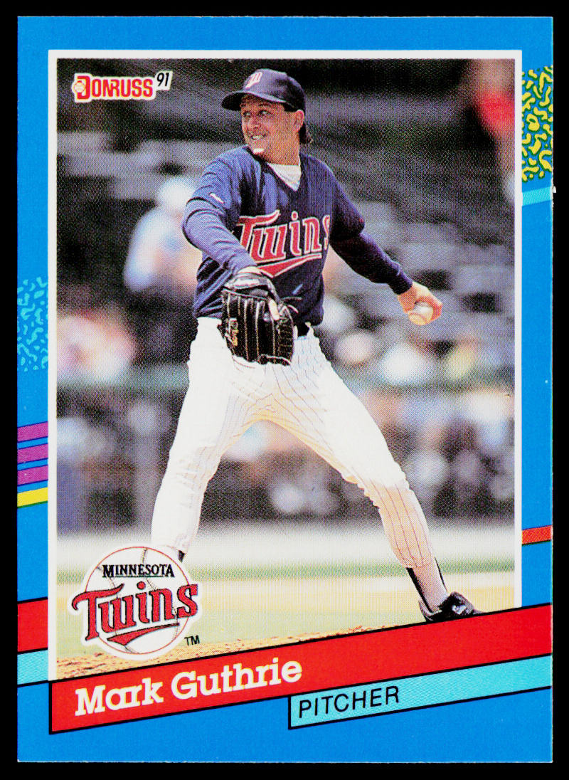 Mark Guthrie 1991 Donruss #64 Minnesota Twins