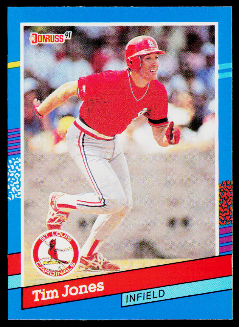 Tim Jones 1991 Donruss #66 St. Louis Cardinals
