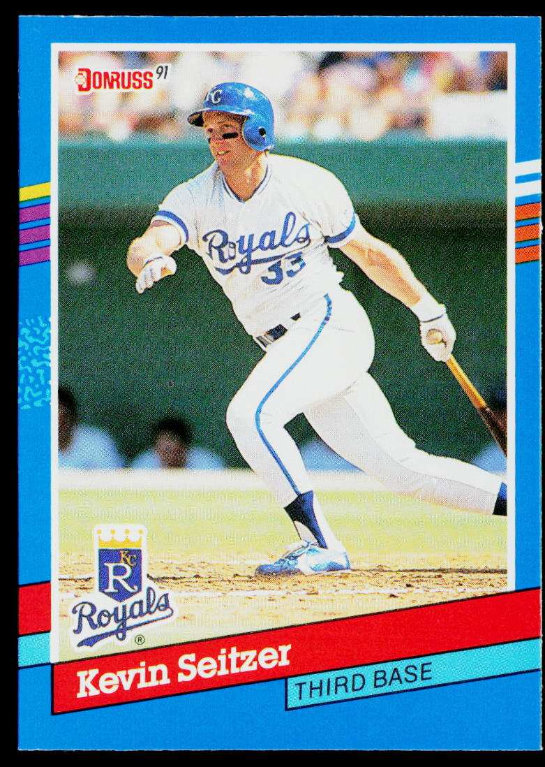 Kevin Seitzer 1991 Donruss #73 Kansas City Royals