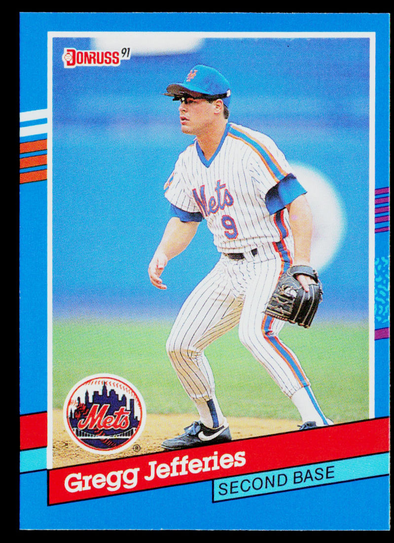 Gregg Jefferies 1991 Donruss #79b New York Mets