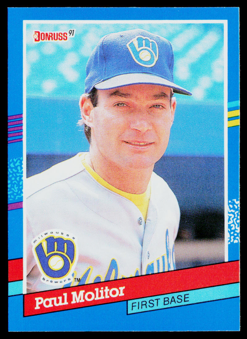 Paul Molitor 1991 Donruss #85b Milwaukee Brewers