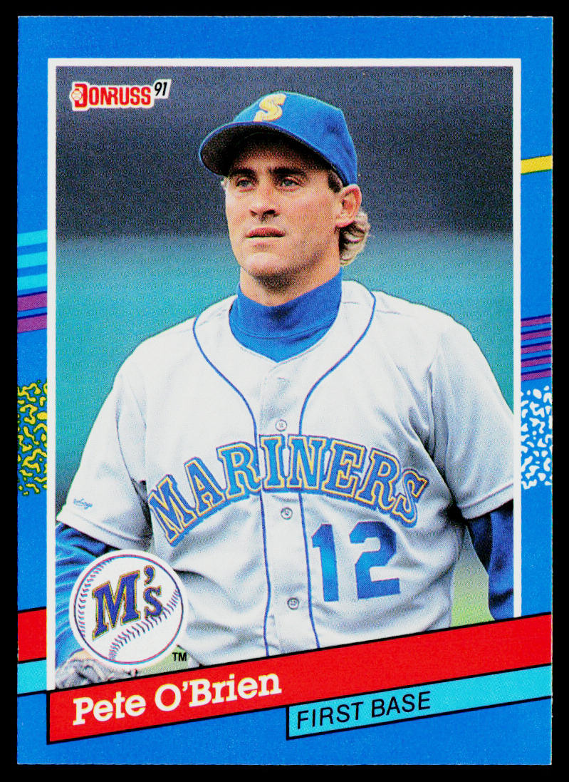 Pete O'Brien 1991 Donruss #119d Seattle Mariners