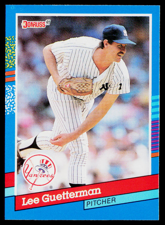 Lee Guetterman 1991 Donruss #124c New York Yankees