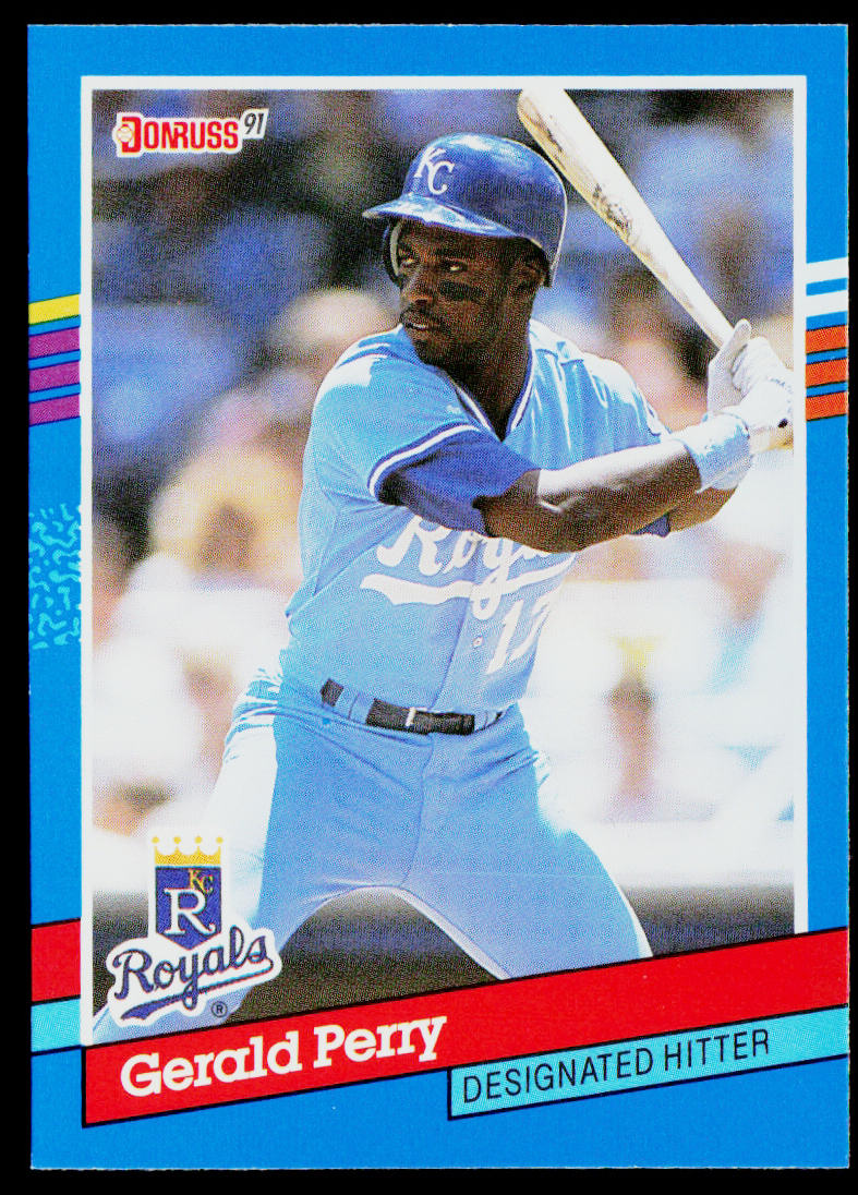 Gerald Perry 1991 Donruss #130b Kansas City Royals