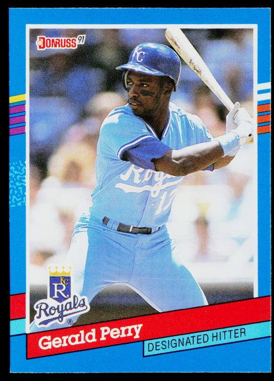 Gerald Perry 1991 Donruss #130b Kansas City Royals
