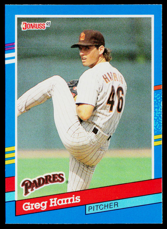 Greg Harris 1991 Donruss #131 San Diego Padres