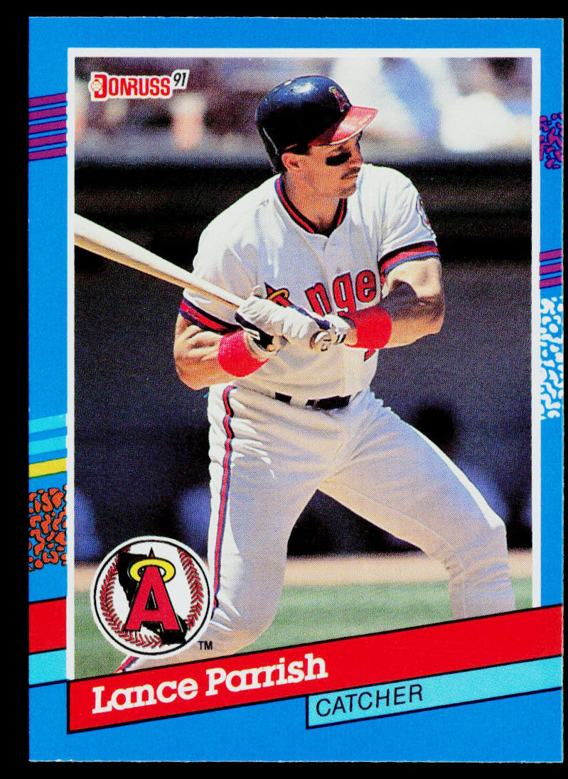 Lance Parrish 1991 Donruss #135c California Angels