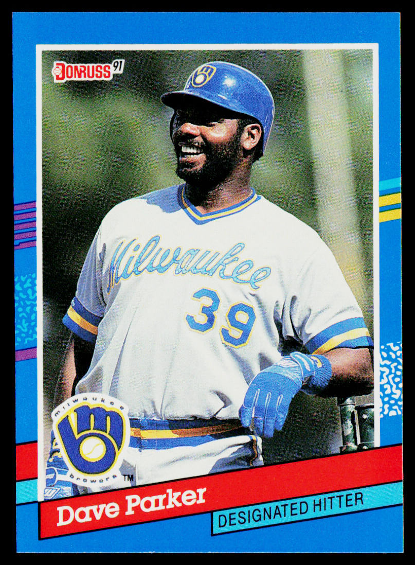 Dave Parker 1991 Donruss #142b Milwaukee Brewers