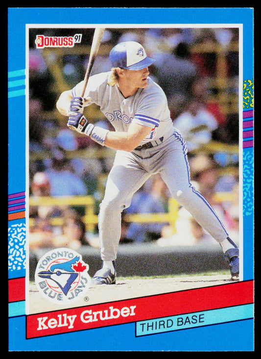 Kelly Gruber 1991 Donruss #149b Toronto Blue Jays