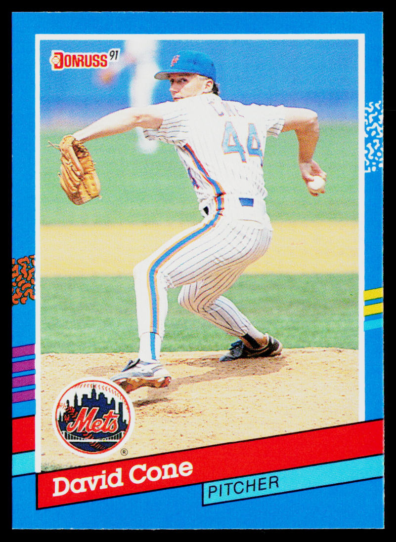 David Cone 1991 Donruss #154 New York Mets